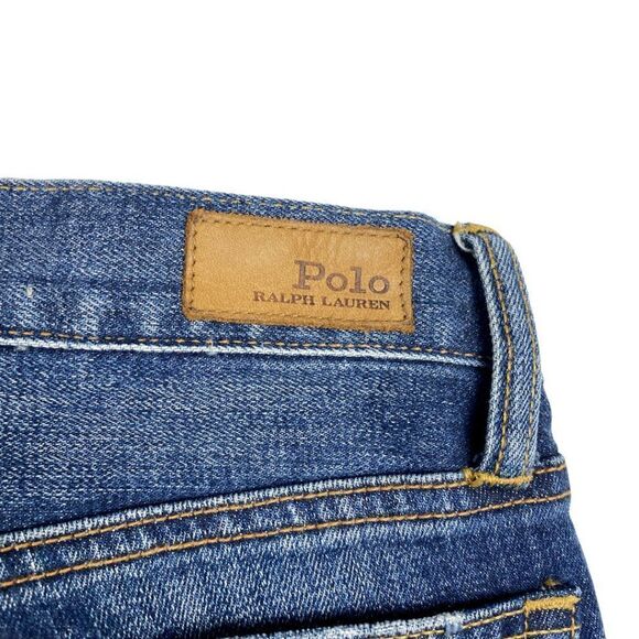 Polo Ralph Lauren Womens Waverly Straight Crop  Embroidered Hem Jeans US 25 - Picture 9 of 13